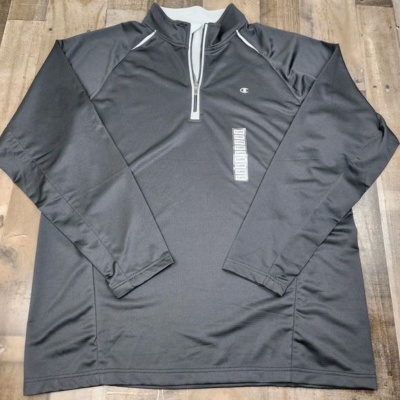 Champion Other - Mens Champion size XL Black 1/4 Zip Lightweight Long Sleeve Active Pullover NEW